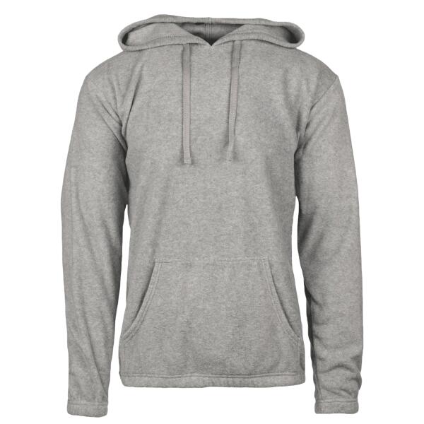 Men's Polar Fleece Hooded Pullover Thumbnail