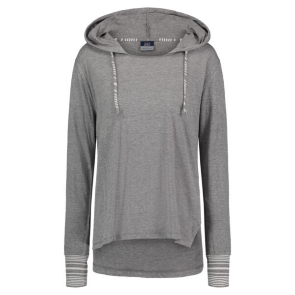 Women's Heathered Jersey Hooded Tunic Thumbnail