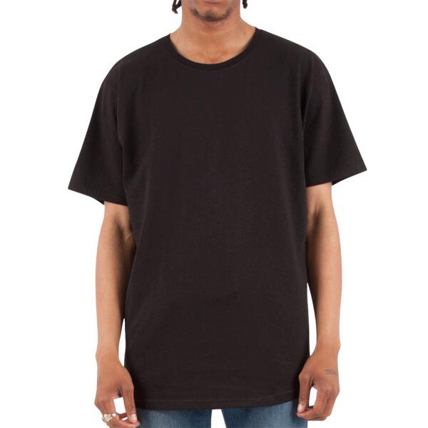 Unisex Curved Hem Long T-Shirt Thumbnail