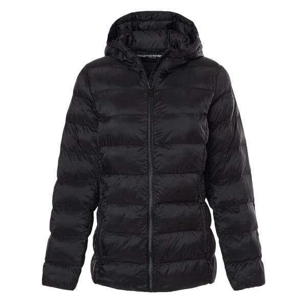 Women's Lightweight Poly-filled Hooded Puffer Jacket Thumbnail