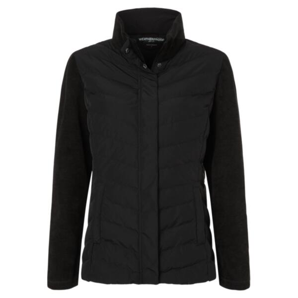 Women's Mixed Media Chevron Jacket Thumbnail