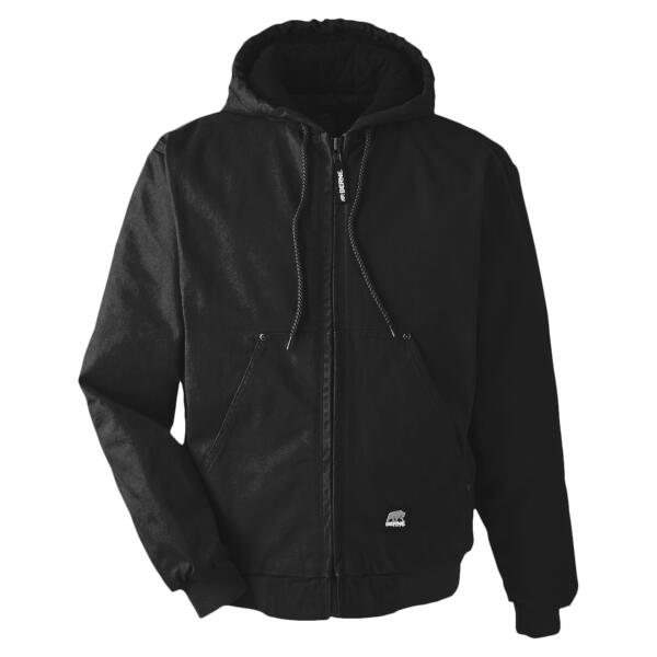 Men's Tall Heartland Washed Cotton Duck Hooded Jacket Thumbnail