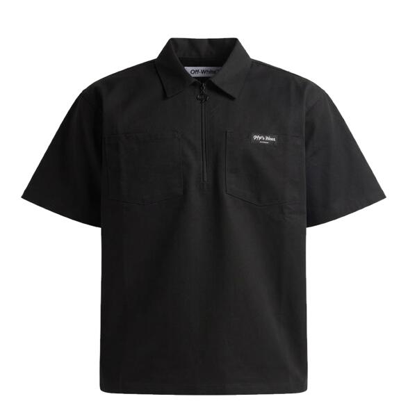 Unisex Work Heavyweight Quarter-Zip Short Sleeve Shirt Thumbnail