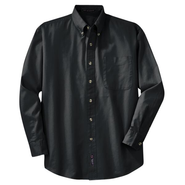 Tall Long Sleeve Twill Shirt Thumbnail