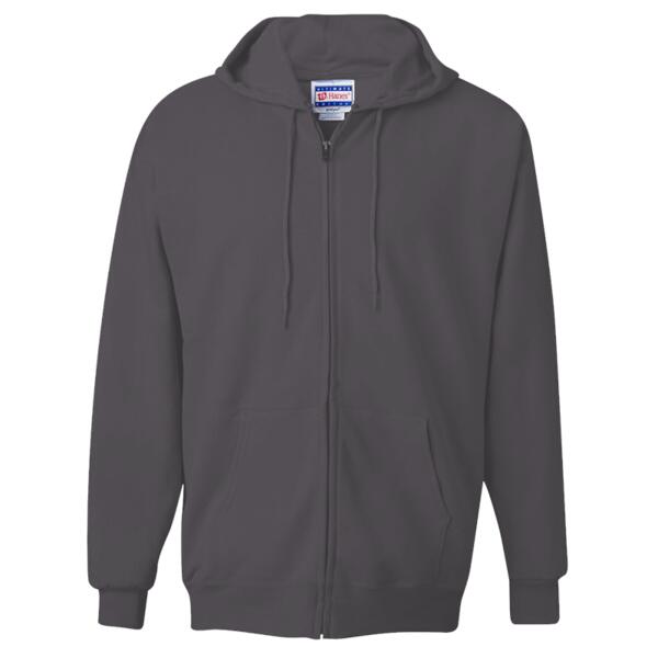 Unisex Ultimate Cotton® Full-Zip Hooded Sweatshirt Thumbnail