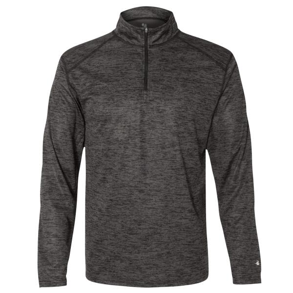 Men's Tonal Blend Quarter-Zip Pullover Thumbnail