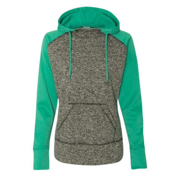 Women’s Colorblocked Cosmic Fleece Hooded Sweatshirt Thumbnail