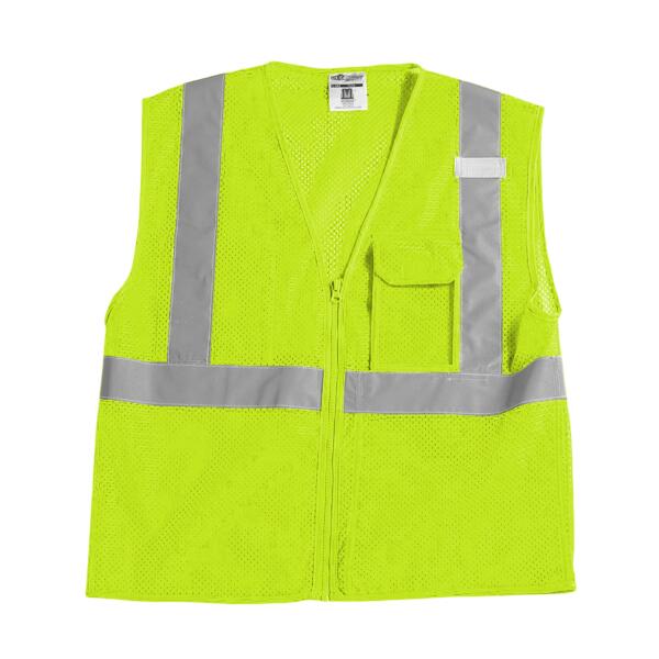Unisex Clear ID Vest with Zipper Closure Thumbnail