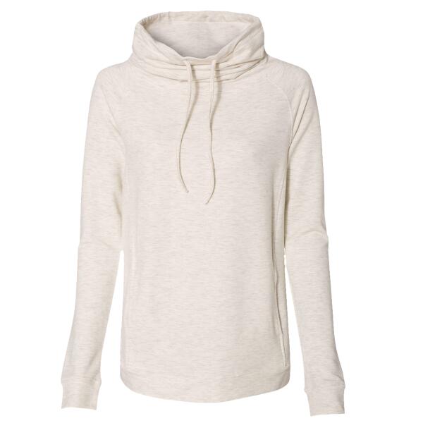 Women’s HeatLast™ Fleece Faux Cashmere Funnel Neck Sweatshirt Thumbnail