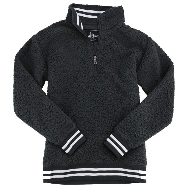 Unisex Varsity Sherpa Quarter-Zip Pullover Thumbnail